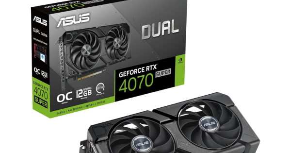 新品　ASUS DUAL-RTX4070-O12G-EVO ASUS Dual GeForce RTX™ 4070 SUPER EVO OC Edition 12GB GDDR6X